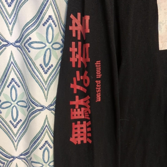 Anime Wasted youthmedium long sleeve perfect condition anime 2015 deadstock - Picture 5 of 5
